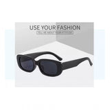 MultiColor plastic unisex UV400 protection sunglasses, pack of 2 rectangular frames for outdoor activities