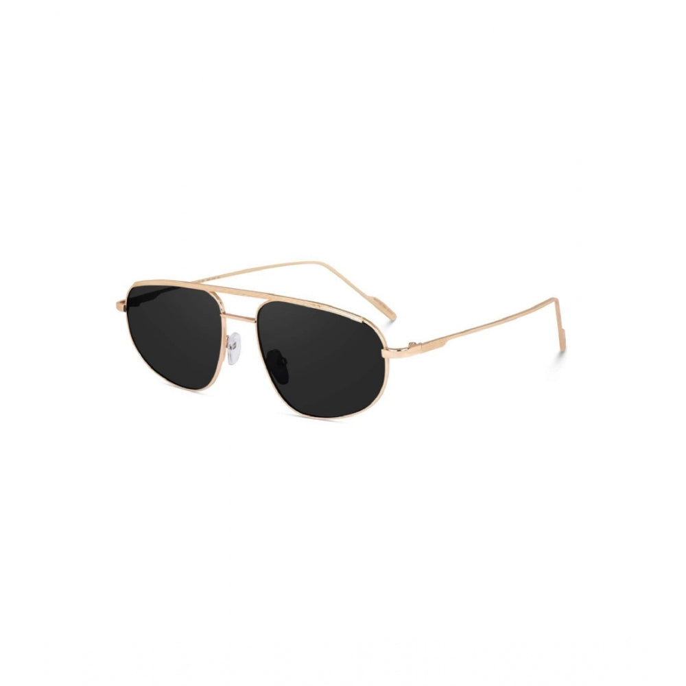 MultiColor metal aviator sunglasses with UV400 protection for unisex use, style on face model