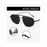 Metal aviator sunglasses, multi-color UV400 protection for unisex - varied from photos
