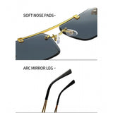 Metal square frame, multi-color UV400 protection sunglasses for unisex - versatile accessory