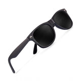 Multi-colored plastic unisex UV400 protection sunglasses pack (2pcs), oval frame style