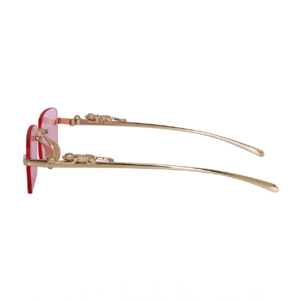 MultiColor metal unisex sunglasses with UV400 protection, classic rectangular frame style on display
