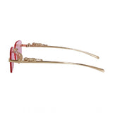 MultiColor metal unisex sunglasses with UV400 protection, classic rectangular frame style on display