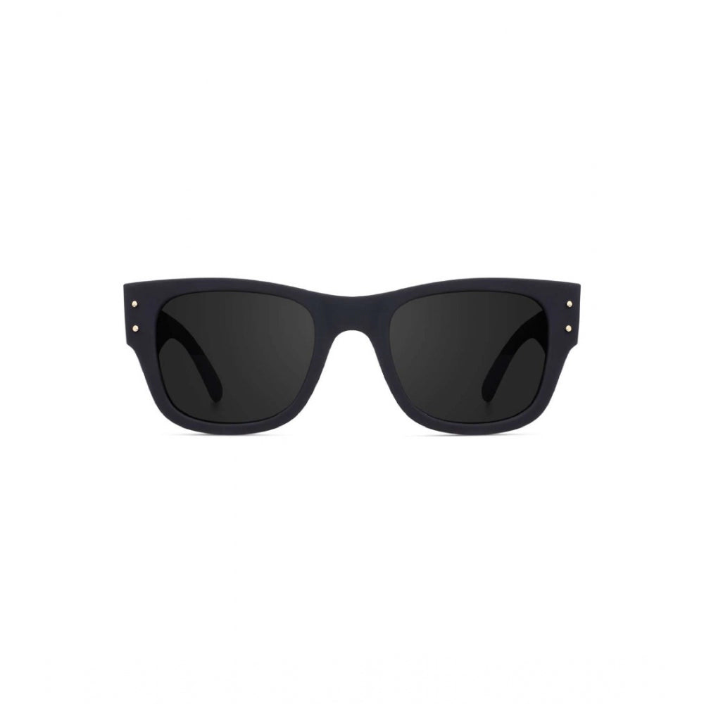 MultiColor plastic square-frame unisex sunglasses with UV400 protection - pack of 2, shown on model for visual context