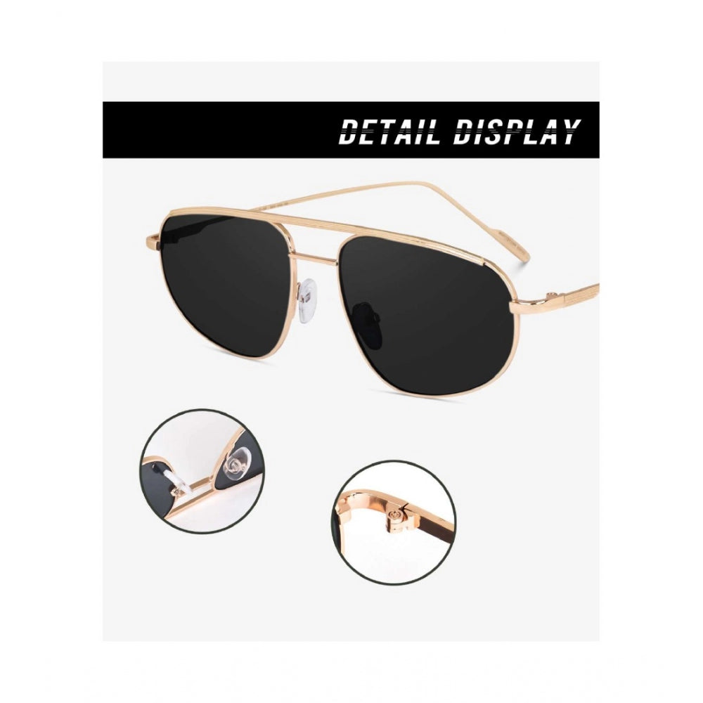 Metal aviator sunglasses, multi-color with UV400 protection for unisex - varying colors due to lighting & screens