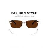 MultiColor polycarbonate rectangular sunglasses with UV400 protection, ideal for unisex use