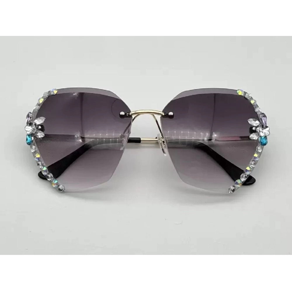 MultiColor metal square frame unisex UV400 protection sunglasses, classic style with potential slight variation in real-life color compared to images