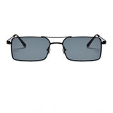 Metal multi-colored classic unisex sunglasses with UV400 protection - fashionable eyewear for outdoor activities