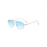 Metal aviator sunglasses, multi-color with UV400 protection for unisex use