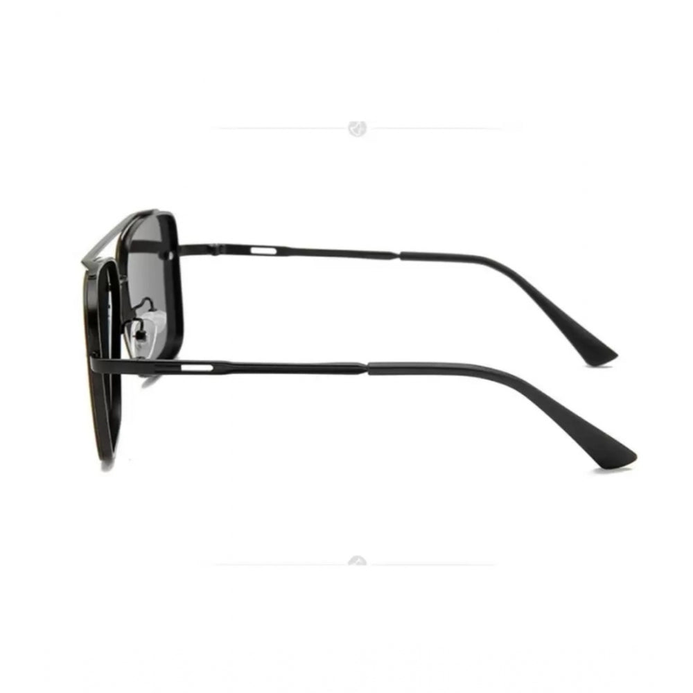 Metal square frame, multicolor classic unisex sunglasses with UV400 protection for outdoor activities