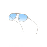 Metal aviator sunglasses, multi-colored with UV400 protection for unisex use