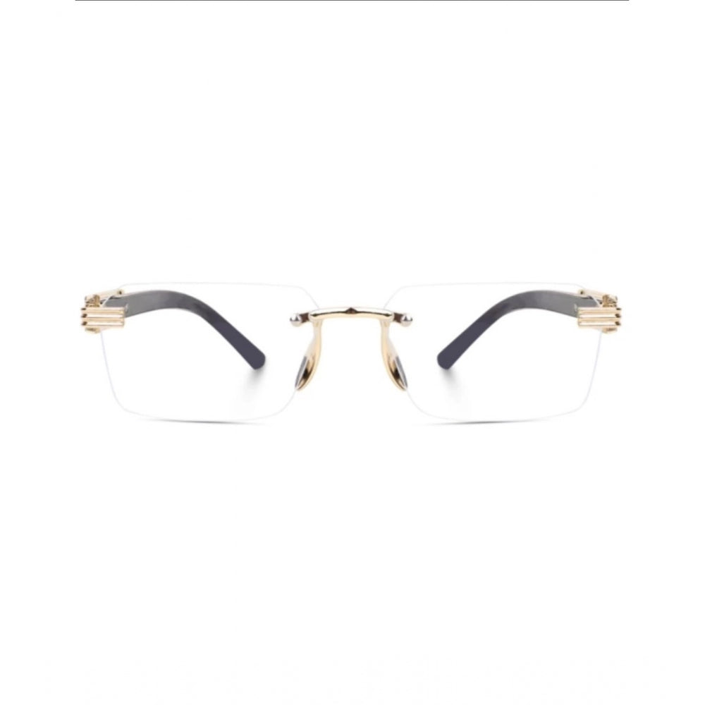 Metal rectangular sunglasses, multi-colored with UV400 protection for unisex use - may vary slightly from depicted shades