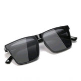 Classic unisex UV400 protection sunglasses, multi-colored pair in retro square style - potential color variation