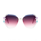 Metal square frame, multicolor Classic Unisex UV400 Protection Sunglasses for outdoor activities