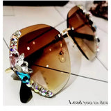 Metal square-frame sunglasses with UV400 protection, multi-colored lenses for unisex use
