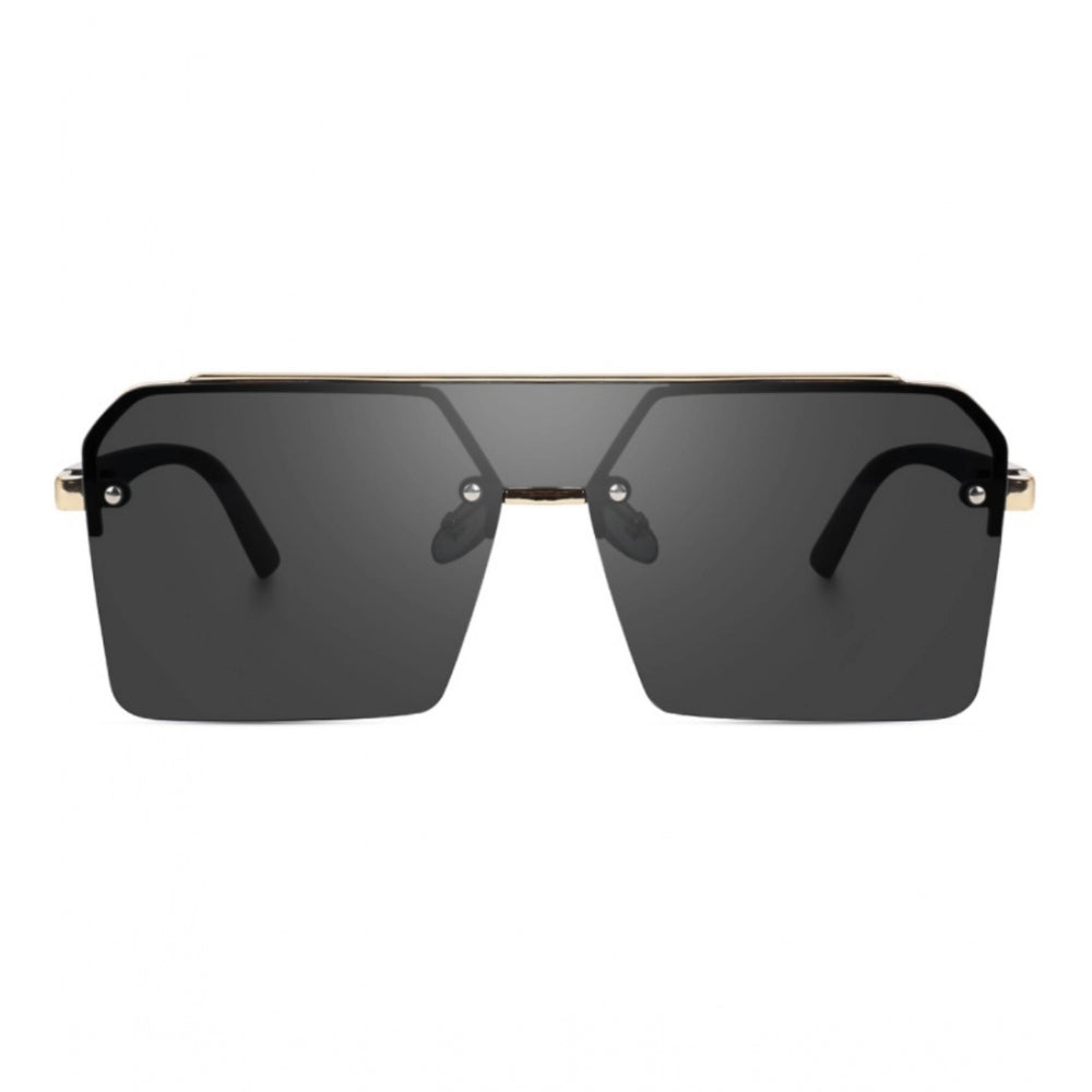 MultiColor polycarbonate retro square UV400 protection sunglasses for unisex - varies slightly from images due to lighting
