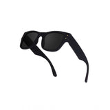 Multi-colored plastic unisex UV400 square sunglasses pair for sun protection