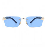 Multi-colored metal, classic unisex UV400 protection sunglasses - fashionable eyewear for outdoor activities