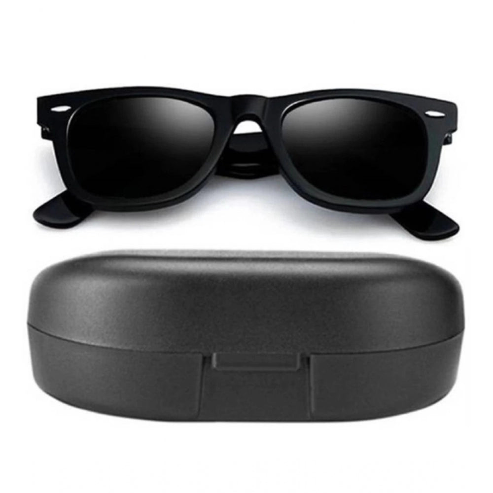 MultiColor plastic unisex UV400 protection sunglasses, pack of 2 with oval frames - versatile style for outdoor activities
