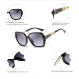 MultiColor polycarbonate unisex UV400 protection sunglasses, oval frame style on a surface