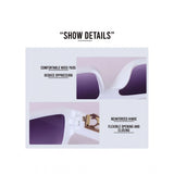 MultiColor polycarbonate unisex UV400 protection retro square sunglasses, accessories for outdoor activities