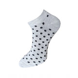 Multicolor unisex casual cotton printed ankle socks, 3-pair set for everyday comfort