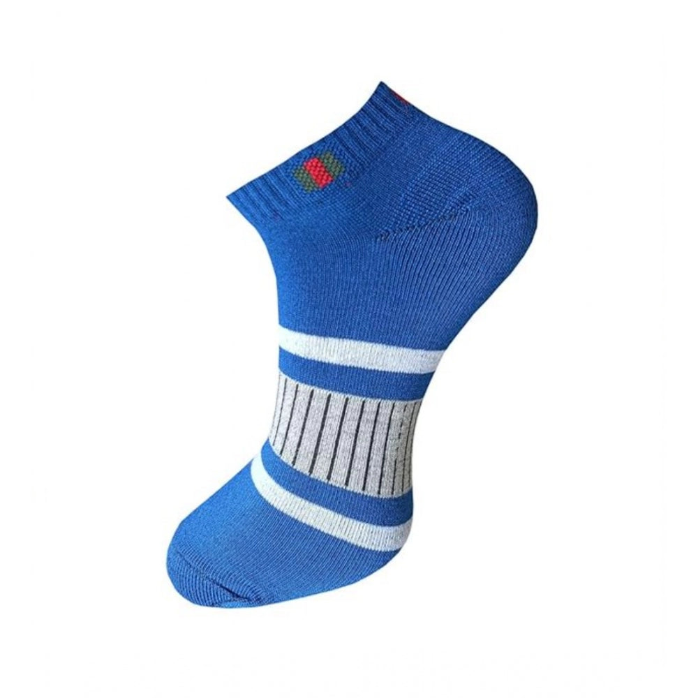 Multicolor unisex casual cotton printed ankle socks set for versatile comfort