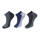 Multicolor unisex cotton ankle length solid socks set for casual wear