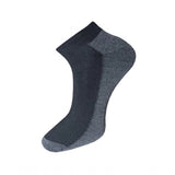Multicolor unisex casual cotton solid ankle-length socks set, patterned with vibrant solids