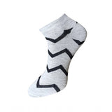 Multicolor unisex casual cotton ankle-length printed socks set