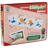Assorted plastic stamp animal set for kids 4+ years, enhancing hand-eye coordination and cognitive skills