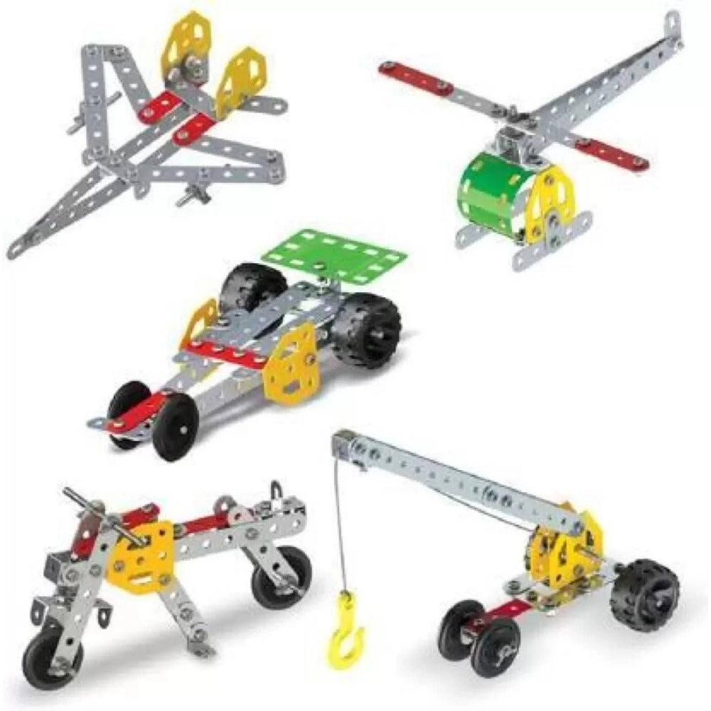 Assorted metal Mechanix educational toy set for 7+ years, builds creativity, dexterity, and engineering skills