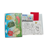 Assorted cardboard 2-in-1 vegetable puzzle & colors, enhancing fine motor skills & memory for kids aged 3+ years