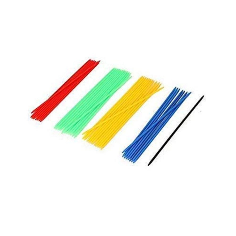 Assorted plastic giant Mikado sticks for educational toys - great for kids 3+ years old at playtime or parties