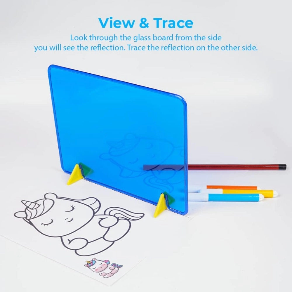 Assorted cardboard mirror art for educational toys, 3+ years, encourages drawing and creativity development
