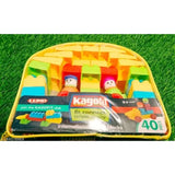 40 Pcs Colorful Plastic Blocks Set, Educational Toys for 3+ Years