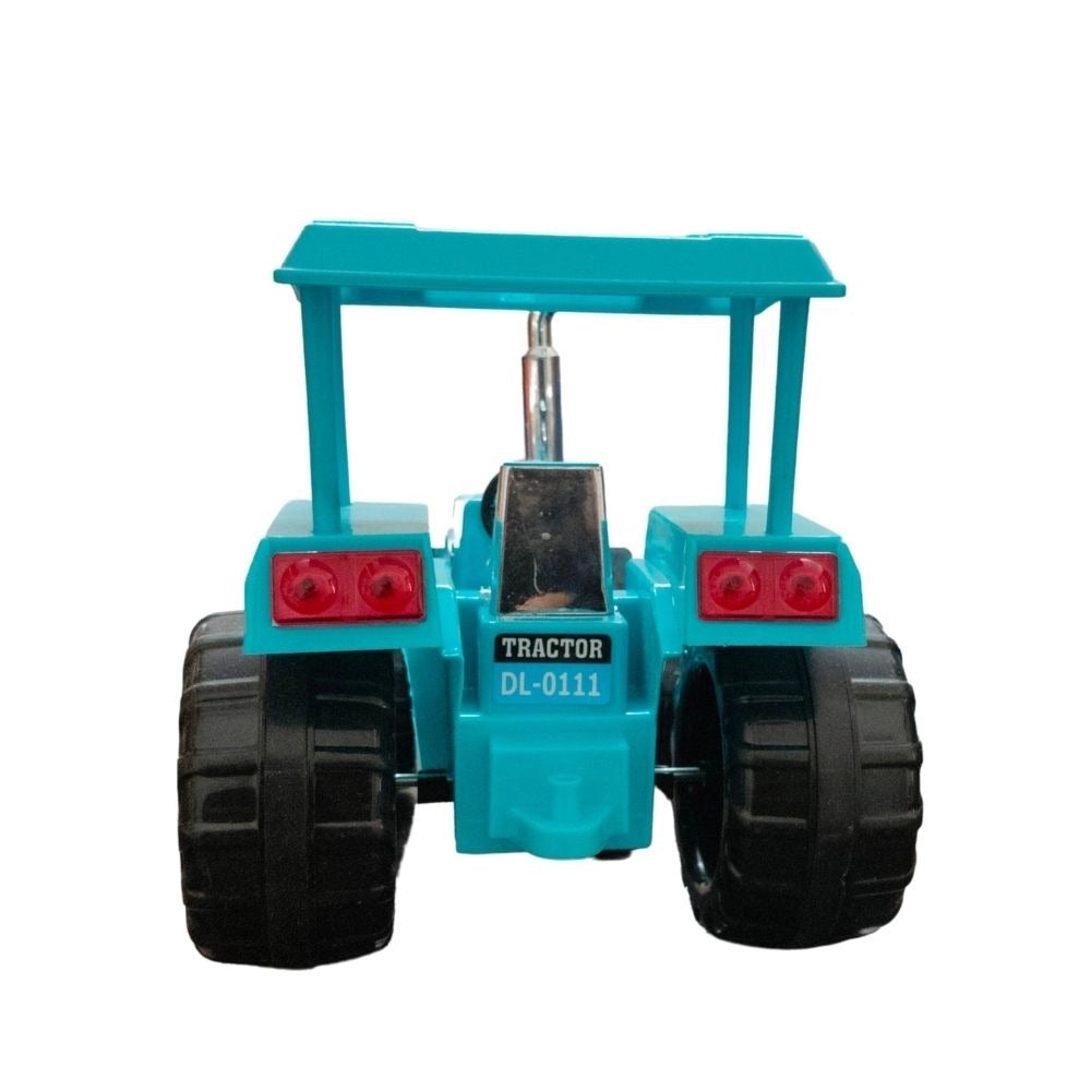 Assorted color plastic farm tractor toy for 1+ years, encouraging role play and teaching about farm vehicles