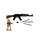 Assorted plastic LOC Gun for children aged 5+, realistic toy with extended shooting range