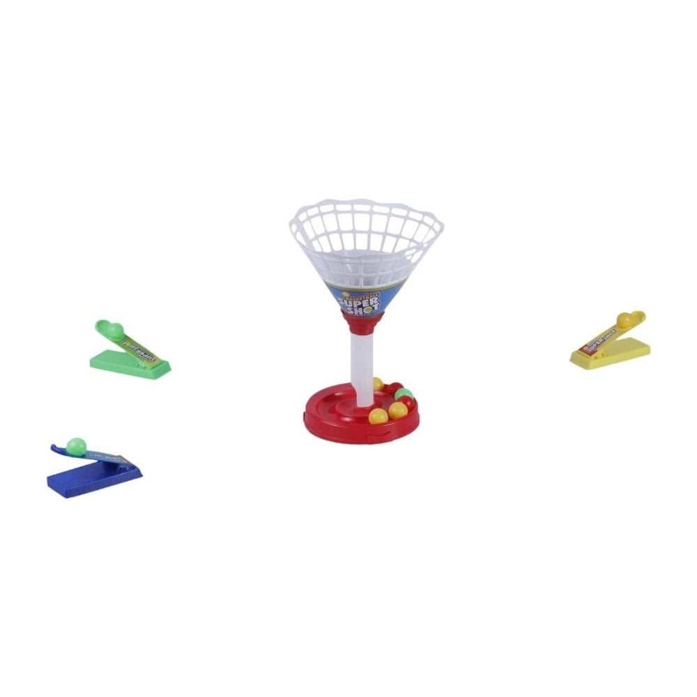 Assorted plastic Junior Super Shot Basket Ball - educational toy for kids 5+, enhancing motor skills & eye-hand coordination