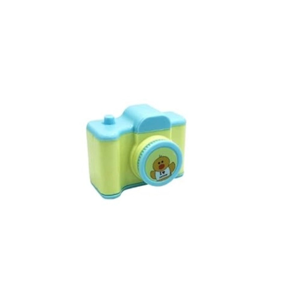 Yellow plastic stationery sharpener for camera models