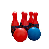 Spider-Man theme bowling set (plastic), 1+ year olds development toy with 2 balls, enhances spatial skills & coordination