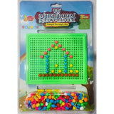 Assorted plastic DIY Mushroom Platter for 3+ years, safe toy to foster creativity & develop fine motor skills