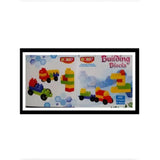Assorted plastic building blocks set for educational toys (3+ years), fostering fine motor skills, creativity, and problem-solving abilities