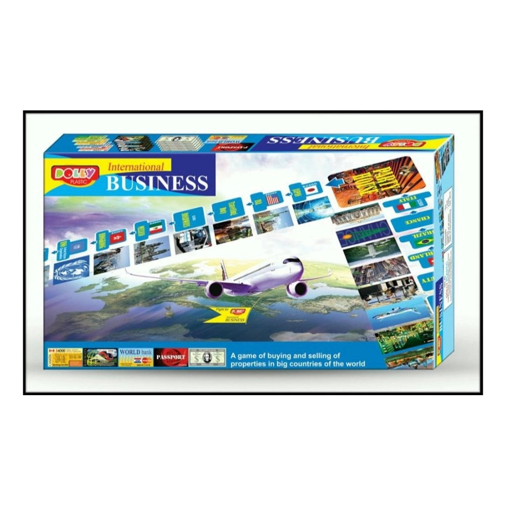 Assorted cardboard International Business board game for kids, enhancing math skills (age 5+)