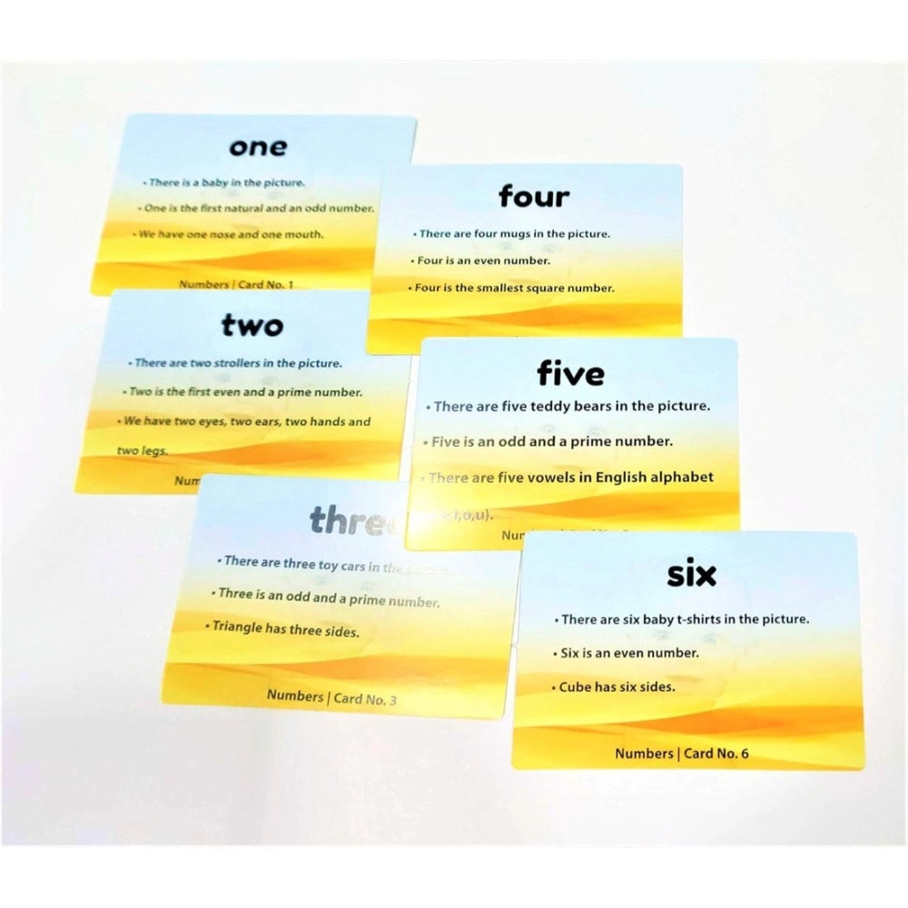 Assorted plastic flash card-number set for 6+ months educational toys, promoting fun learning