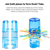 Assorted plastic Neo Ouch Marble Stick Game for toddlers (3+ years). Develops fine motor skills, hand-eye coordination, concentration, and attention span