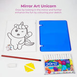 Assorted cardboard Mirror Art for educational toys (3+ years), encourages drawing and creative development