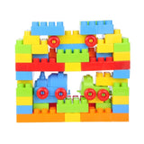 53 Pcs Building Blocks Set - Colorful Plastic Blocks with Train