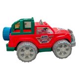 Assorted color plastic Super Jeep toy for kids 1+ years, promoting hours of imaginative play and brain development