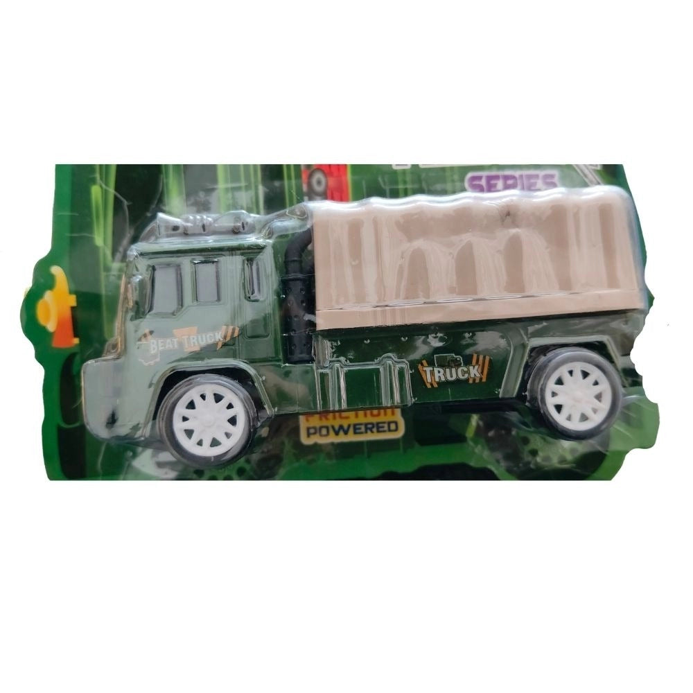 Assorted plastic military truck toys (1+ years) - Durable diecast models for toy collection
